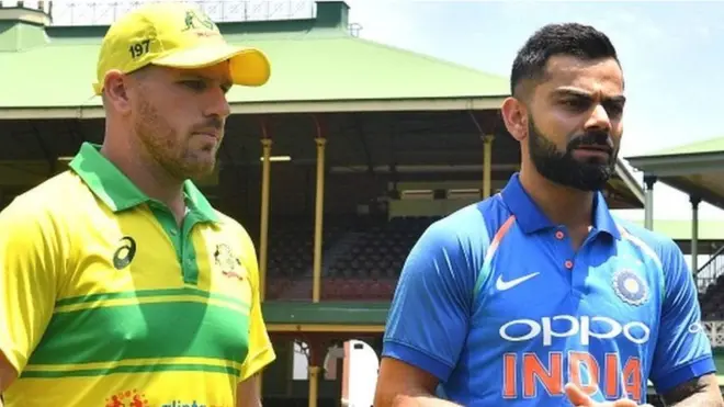 ઍરોન ફિંચ અને વિરાટ કોહલી