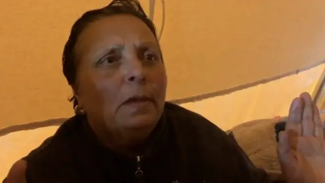 Мештанка Драча у шатору