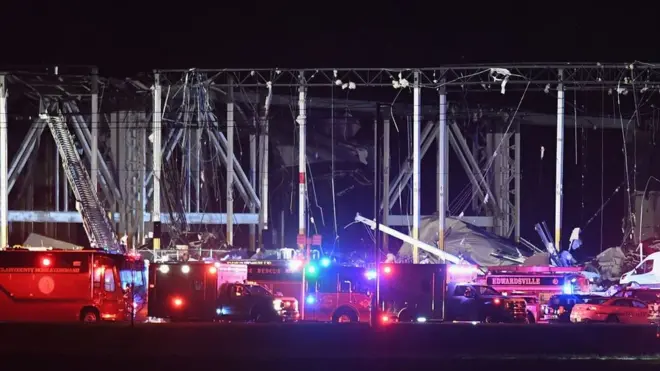 Emergency services have called the Amazon collapse a "mass casualty incident".