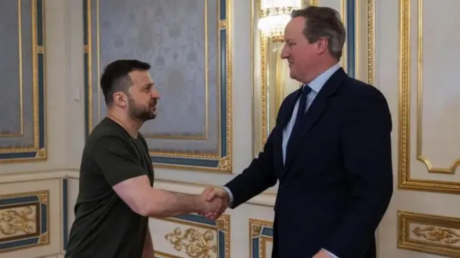 Камерон и Зеленски срели су се у четвртак у Кијеву