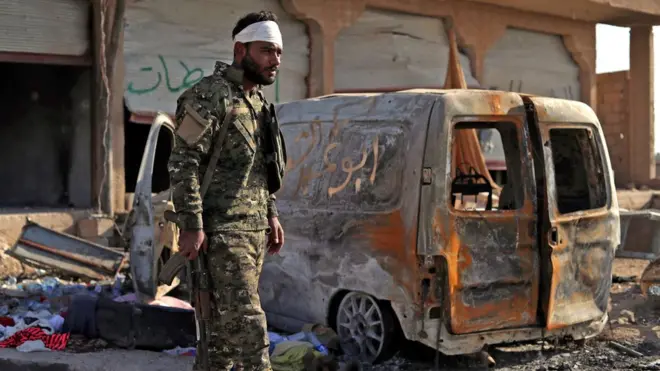 Pasukan Demokratis Suriah (SDF) tengah melakukan "pertempuran terakhir untuk menghancurkan ISIS" di desa perbatasan Baghuz.