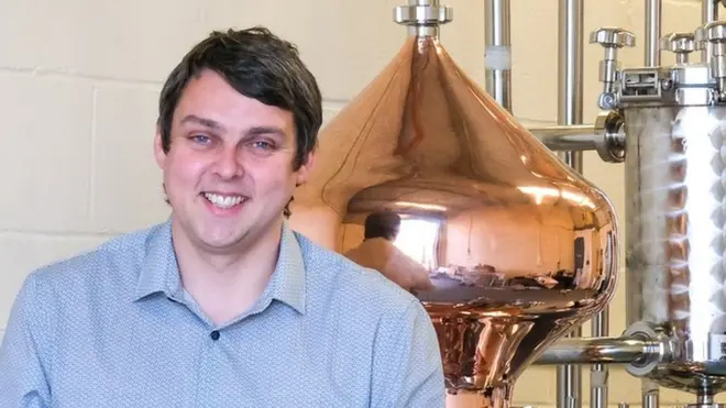 Scott Wilson-Laing's first job out of university was at a call centre. He now owns a distillery business