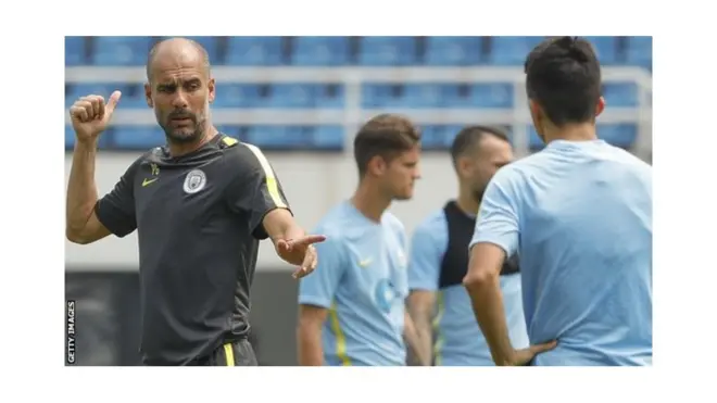 Pep Guardiola interdit l'entrainement à certains joueurs en surpoids.