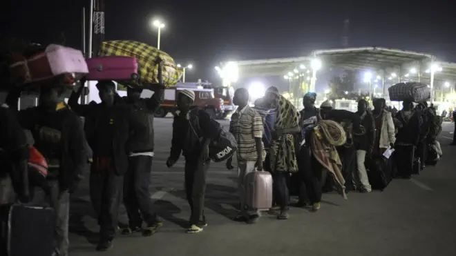 Di minister dey talk dis one because of di way wey some youth dey think say na for Europe dem go fit make am.