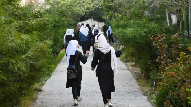Girls had arrived at their schools on Wednesday morning before being told that they would be shut once more