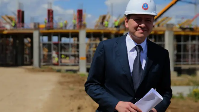 Алексей Меркушкин во время работы в кабинете министров Мордовии