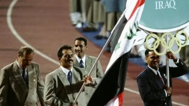 رائد احمد، اولمپکس، عراق، صدام حسین، امریکہ