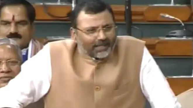 बीजेपी सांसद निशिकांत दुबे ने संसद में जीडीपी पर अपना बयान दिया है