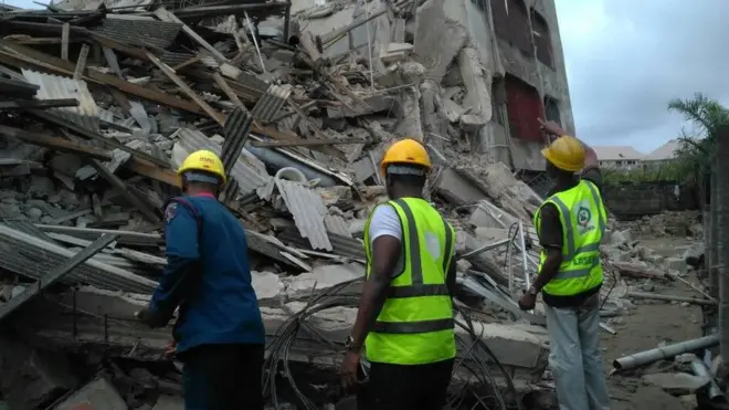 Work dey go on to save people shop for di area