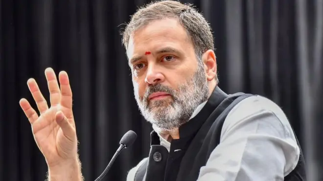 राहुल गांधी दस दिनों की अमेरिका यात्रा पर हैं