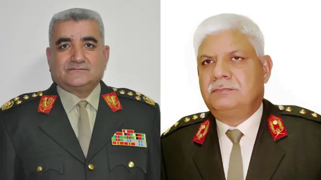 آقای حبیبی (سمت راست) و آقای شهیم