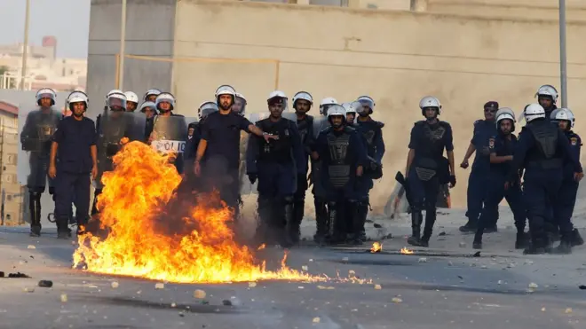 البحرين شهدت العام الماضي احتجاجات وأعمال عنف