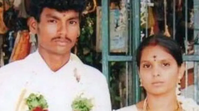 शंकर और कौशल्या की तस्वीर जुलाई 2015 में शादी के बाद की तस्वीर