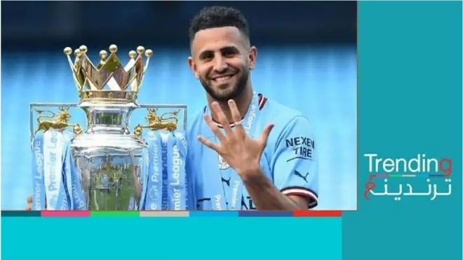 مانشستر سيتي يوافق على انتقال النجم الجزائري رياض محرز إلى الأهلي السعودي
