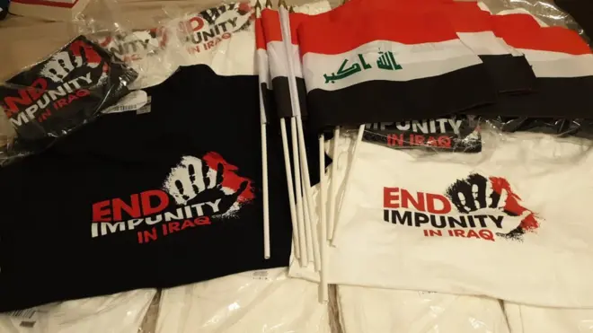 الحملة، التي هي بالتنسيق مع اتحاد طلبة العراق، تأتي بعد يومين من إعلان الحكومة العراقية القبض على قاتل الخبير الأمني هشام الهاشمي.