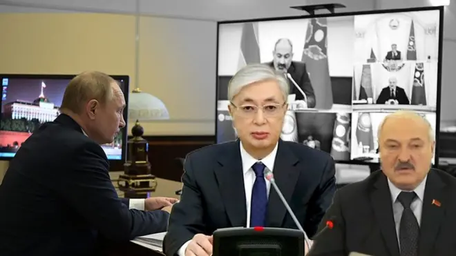 "Бандиты и террористы". Путин, Токаев, Лукашенко - о протестах в Казахстане