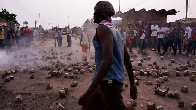 Ghasia zilianza April 2015 baada ya rais Nkuruzinza kutangaza azma yake kuwania muhula wa tatu