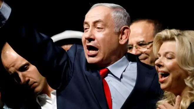 Mr Netanyahu is seeking re-election