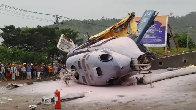 kecelakaan Heli