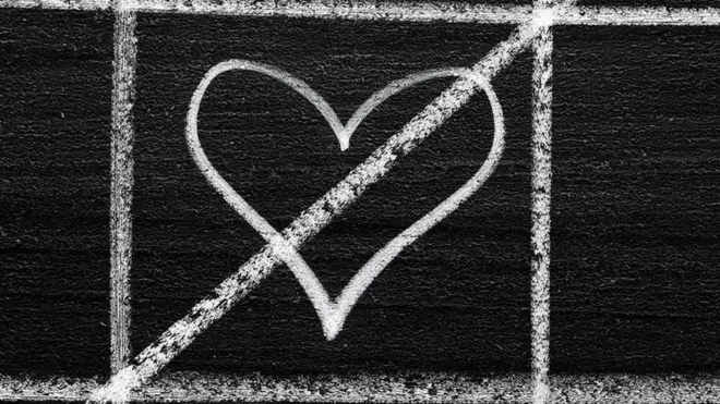 noughts and crosses Valentine's Day style