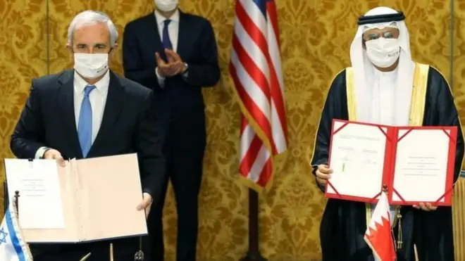 اسرائیل اور بحرین کے درمیان باقاعدہ سفارتی تعلقات قائم