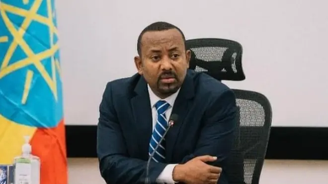 Minisitiri w'intebe wa Ethiopia Abiy Ahmed (ifoto yo mu kwezi kwa gatandatu mu 2021)