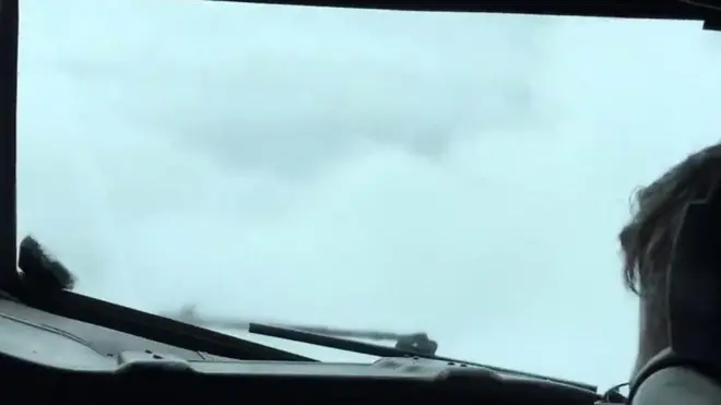 Vista desde la cabina