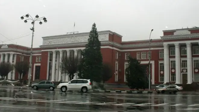 نمایی از پارلمان تاجیکستان