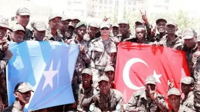 Turkiga ayaa ciidamo badan u tababara Soomaaliya