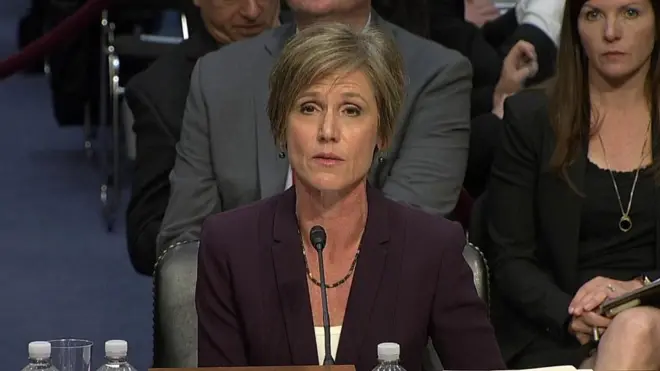 نائبة وزير العدل الأمريكي السابقة، سالي بيتس