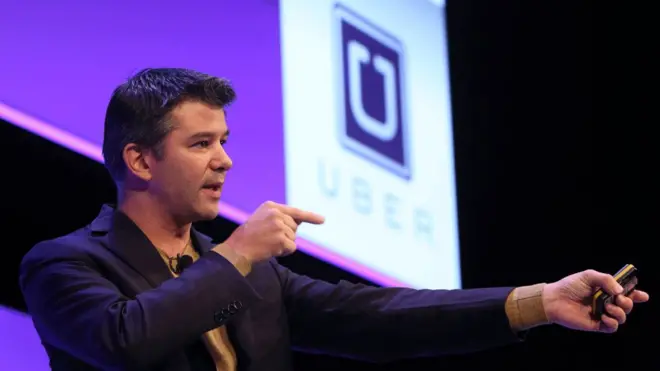 Travis Kalanick,el más reciente de una larga lista de fundadores de empresas que son echados de su propia firma.