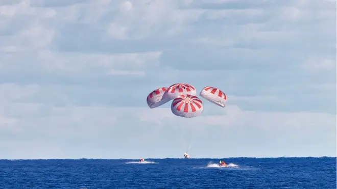 Тренувальна посадка минулого року, яка відбувалась без екіпажу
