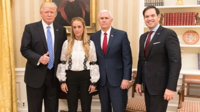 La foto es un gran respaldo político a la causa de Tintori por su marido, Leopoldo López.