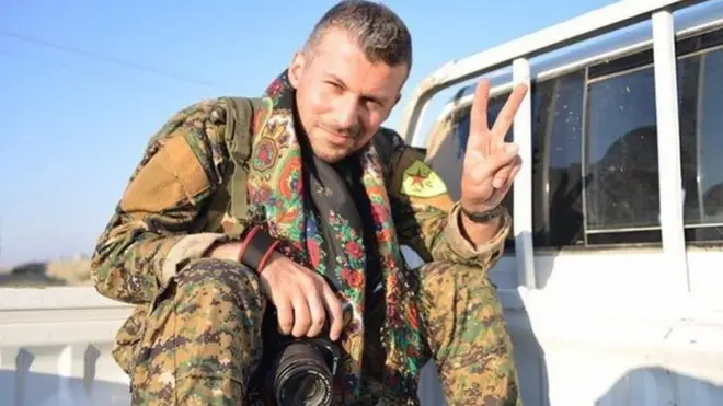 Mehmet Aksoy YPG üniformalı