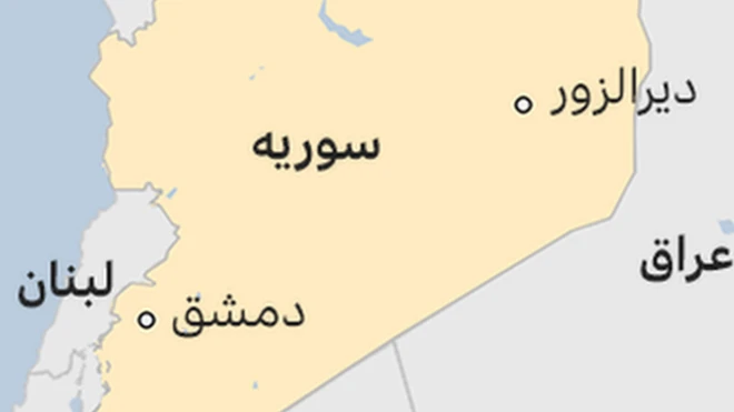 نقشه سوریه