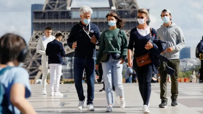 It is now mandatory to wear face masks in the French capital Paris
