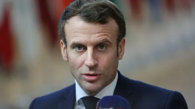 Le président français Emmanuel Macron.