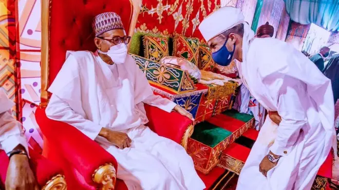 Yusuf Buhari and Zahra Bayero wedding fotos