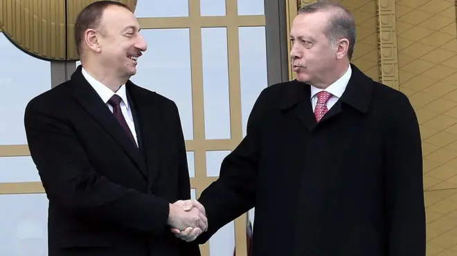 İlham Əliyev və Recep Tayyip Erdoğan