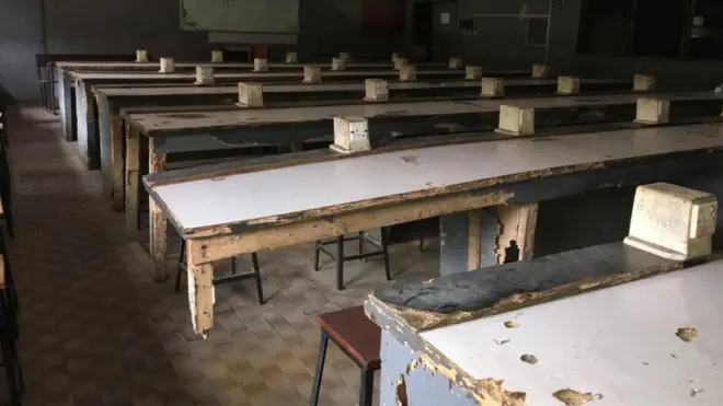 Empty classroom for University of Portharcourt