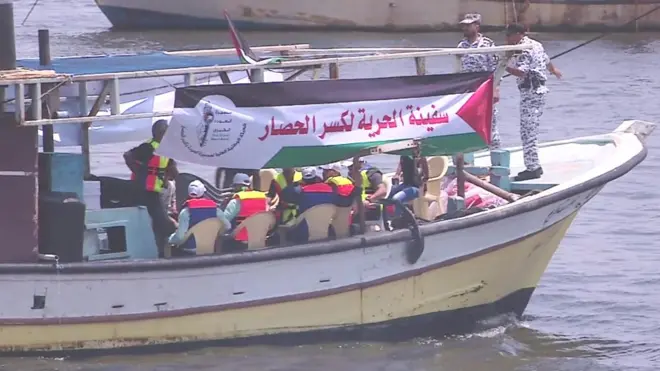 الحرية "تكسر" حصار غزة