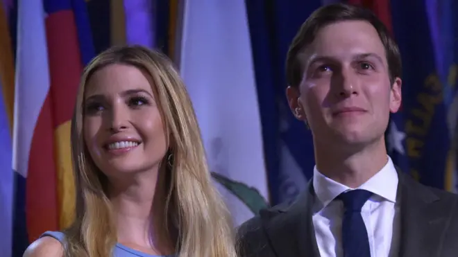 Ivanka Trump y su esposo