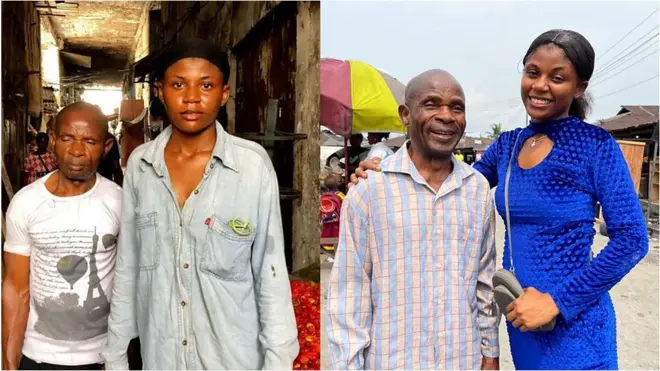 Precious Daniel and her Daddy