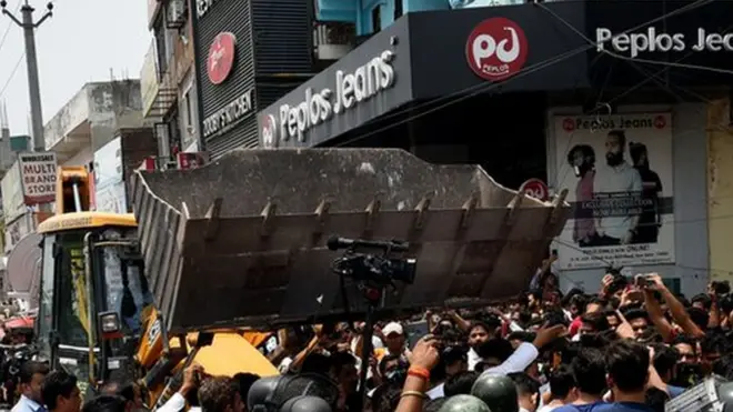 شاہین باغ میں مزاحمت کا ایک منظر