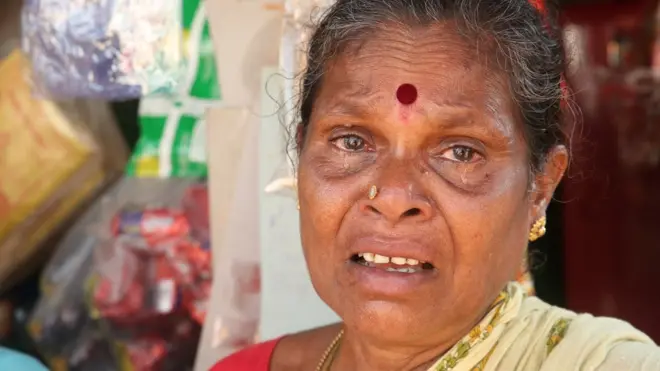 తిత్లీ తుపాను బాధితురాలు