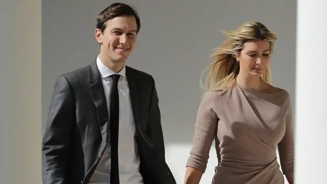 Kushner, suami dari putri Presiden Trump, Ivanka Trump, menjabat sebagai penasihat senior di Gedung Putih.