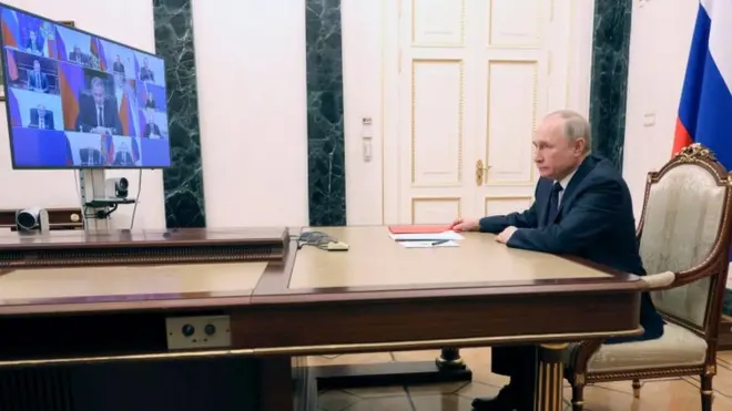 TT Putin chủ trì họp Hội đồng An ninh Quốc gia Nga qua video