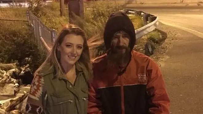 Kate McClure (left) and partner Mark D'Amico (not pictured) are accused of conspiring with homeless man Johnny Bobbitt to take advantage of donors' good will