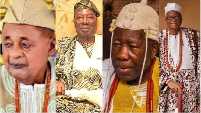 Alaafin, Soun Ogbomoso, Olubadan ati Olowu ti Owu