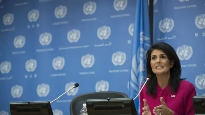Đại sứ Mỹ tại LHQ Nikki Haley
